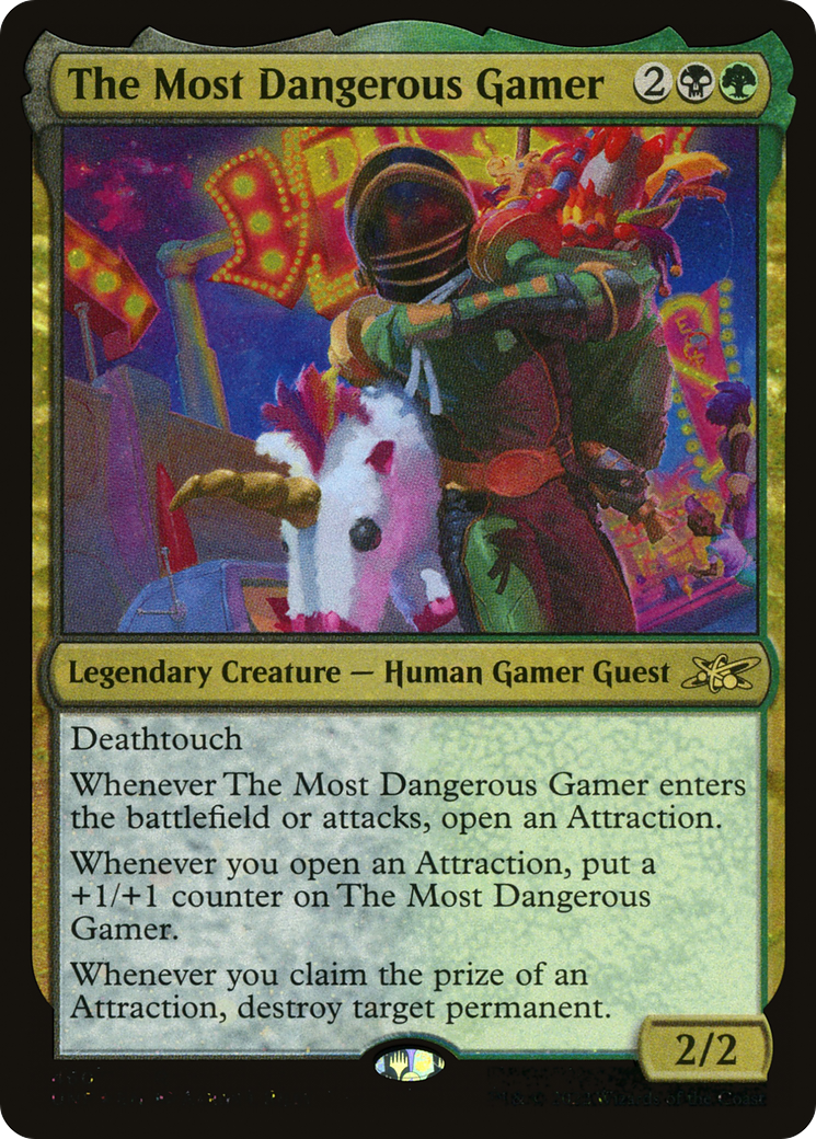Image of The Most Dangerous Gamer (Galaxy Foil) (UNF-460) - Unfinity Foil