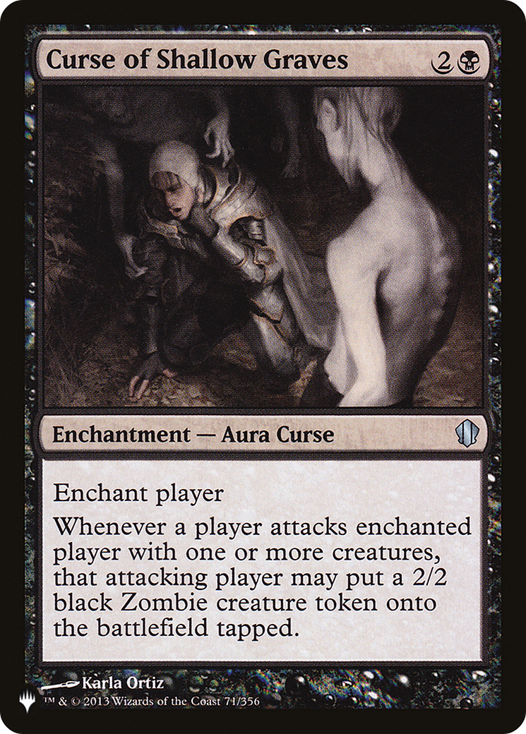 Image of Curse of Shallow Graves (LIST-C13-71) - The List