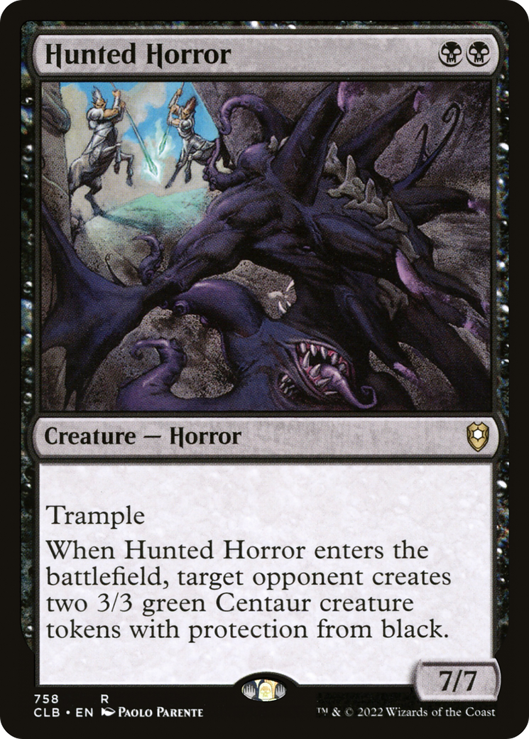 Image of Hunted Horror (CLB-758) - Commander Legends: Battle for Baldur's Gate