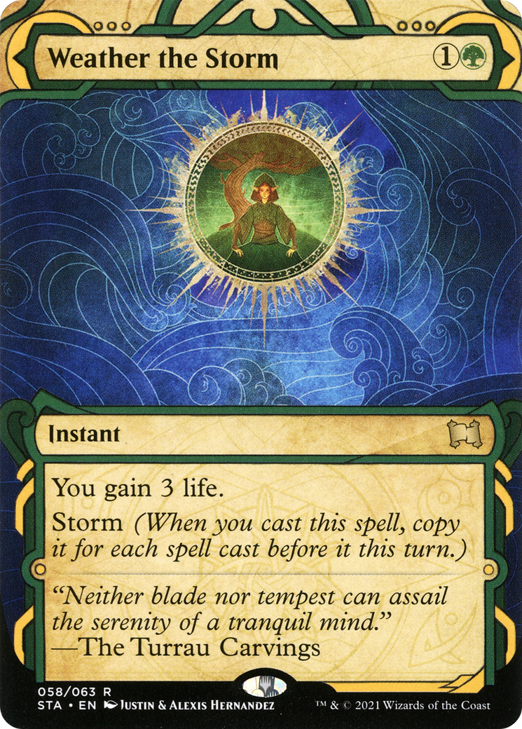 Image of Weather the Storm (STA-058) - Strixhaven Mystical Archive: (Showcase) (Borderless)