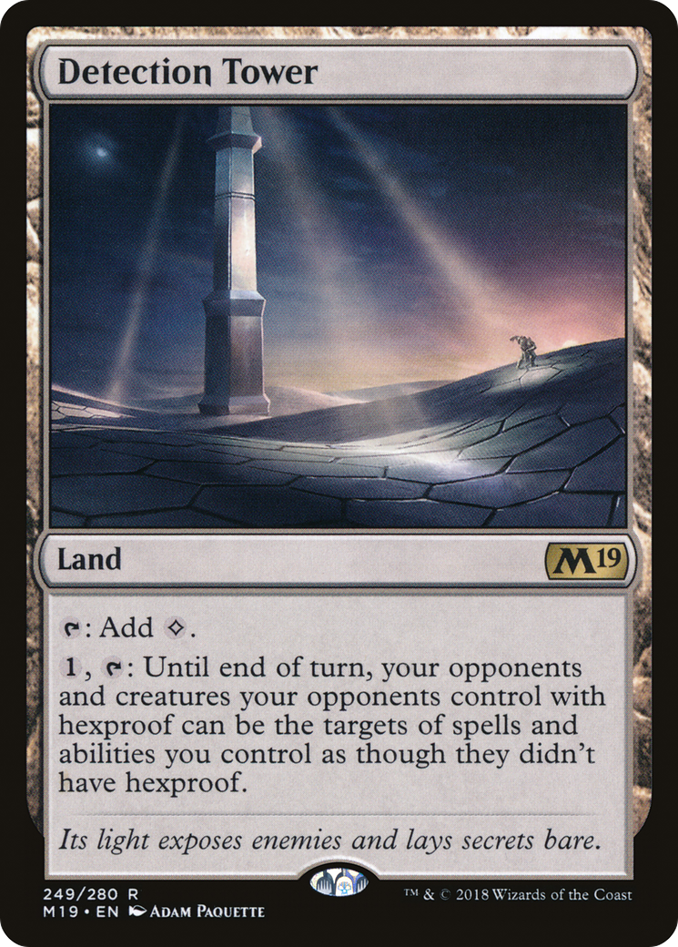 Image of Detection Tower (M19-249) - Core Set 2019 Foil