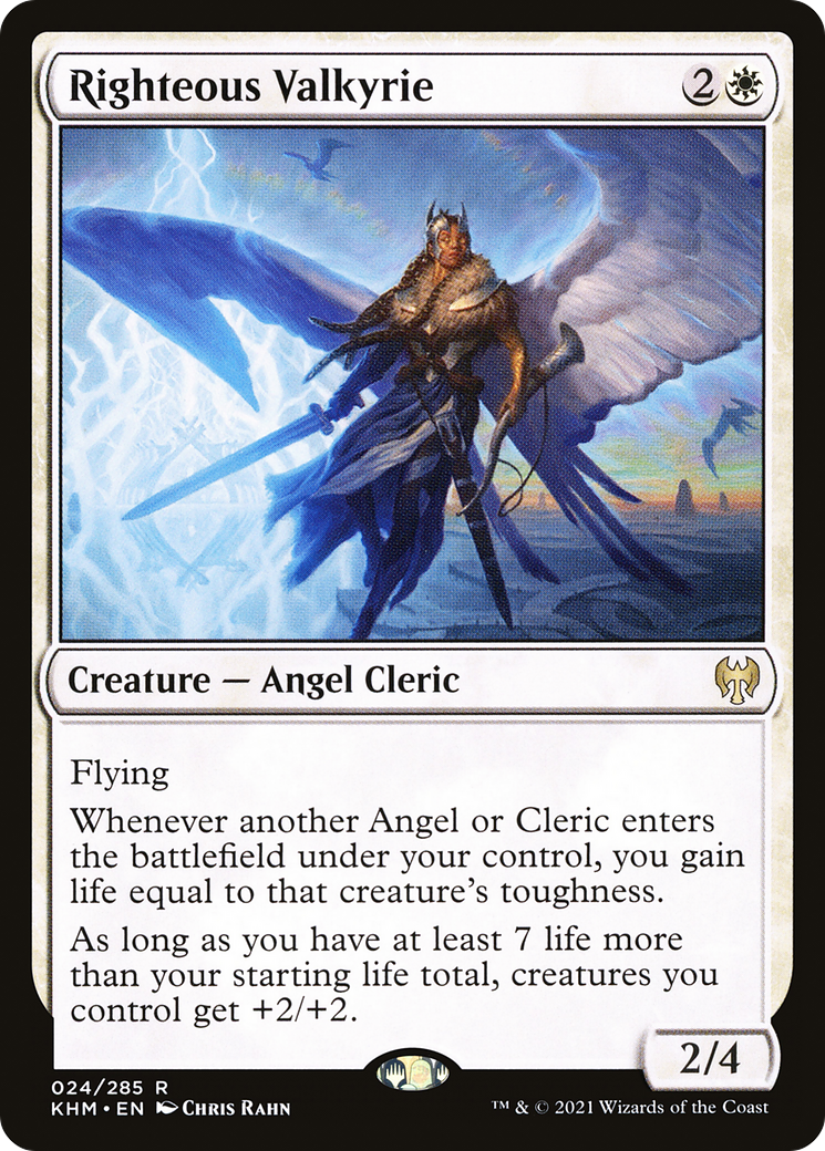 Image of Righteous Valkyrie (KHM-024) - Kaldheim