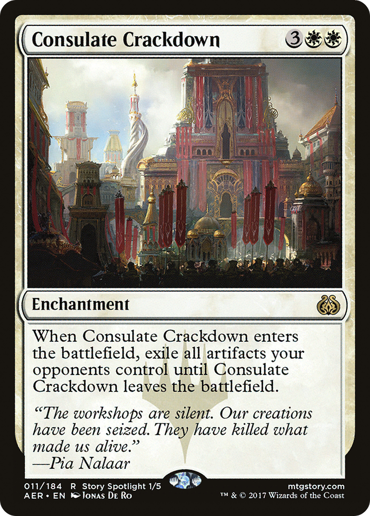 Image of Consulate Crackdown (AER-011) - Aether Revolt Foil