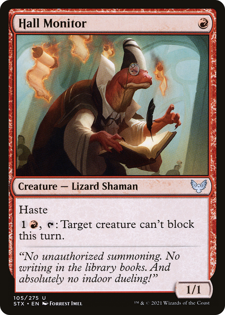 Image of Hall Monitor (STX-105) - Strixhaven: School of Mages Foil