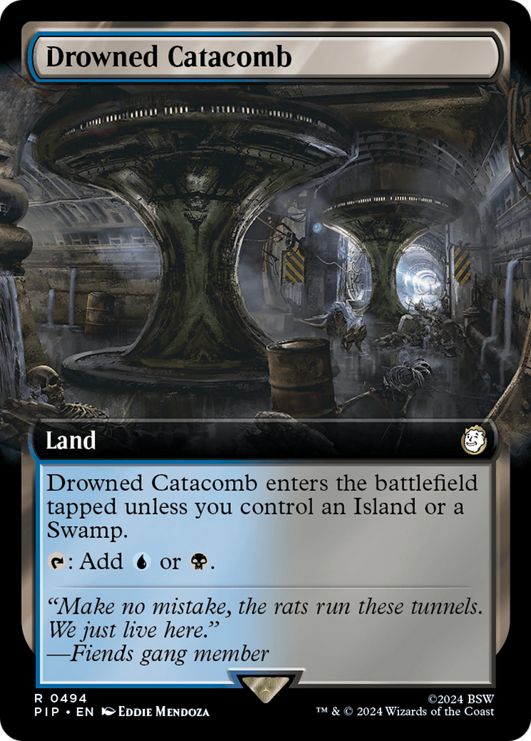 Image of Drowned Catacomb (Extended Art) (PIP-494) - Fallout: (Extended Art) Foil