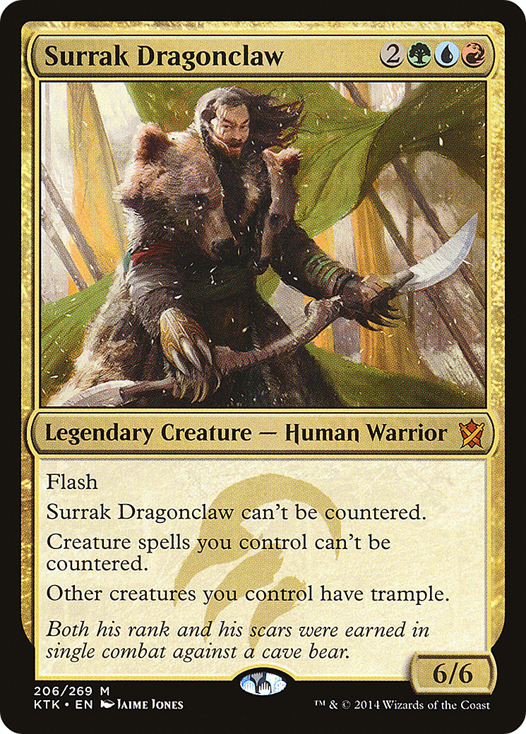 Image of Surrak Dragonclaw (KTK-206) - Khans of Tarkir