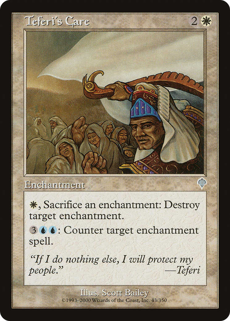 Image of Teferi's Care (INV-043) - Invasion