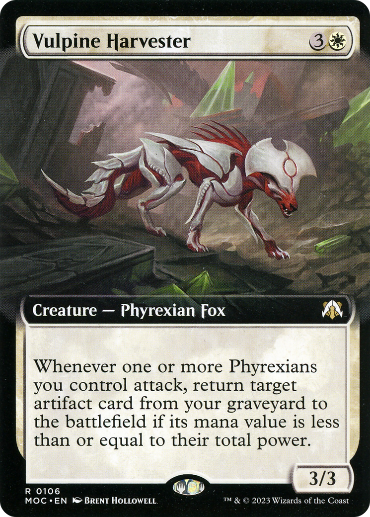 Image of Vulpine Harvester (Extended Art) (MOC-106) - March of the Machine Commander: (Extended Art)