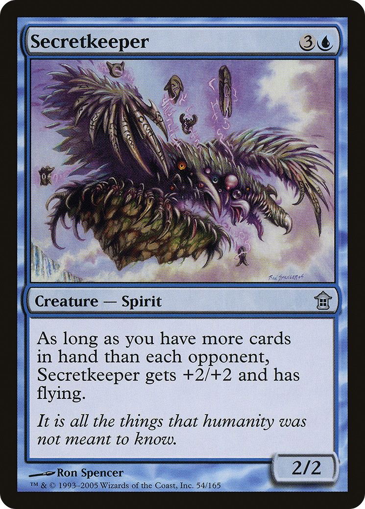 Image of Secretkeeper (SOK-054) - Saviors of Kamigawa Foil
