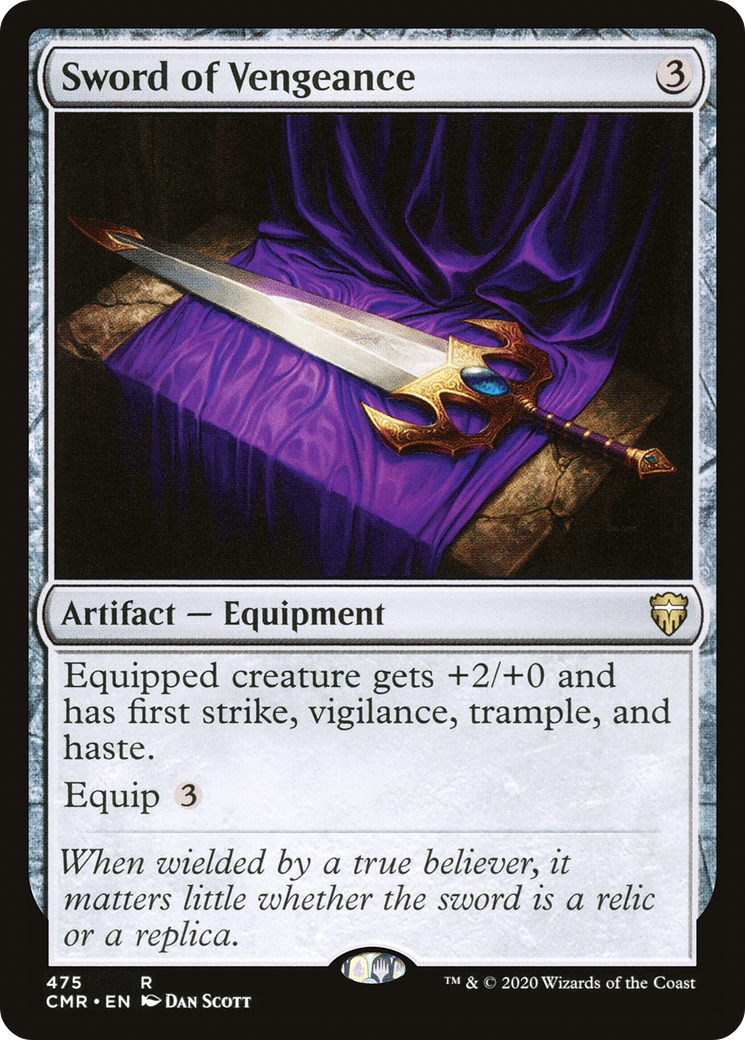 Image of Sword of Vengeance (CMR-475) - Commander Legends