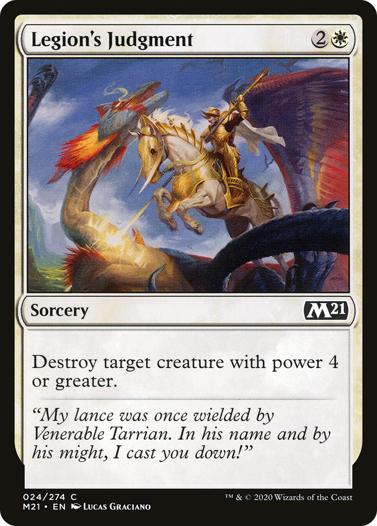 Image of Legion's Judgment (M21-024) - Core Set 2021 Foil