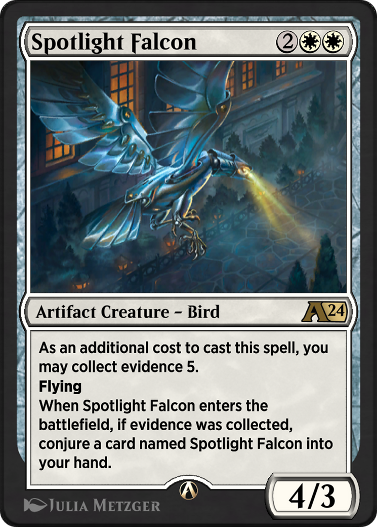 Image of Spotlight Falcon (YMKM-003) - Alchemy: Murders at Karlov Manor