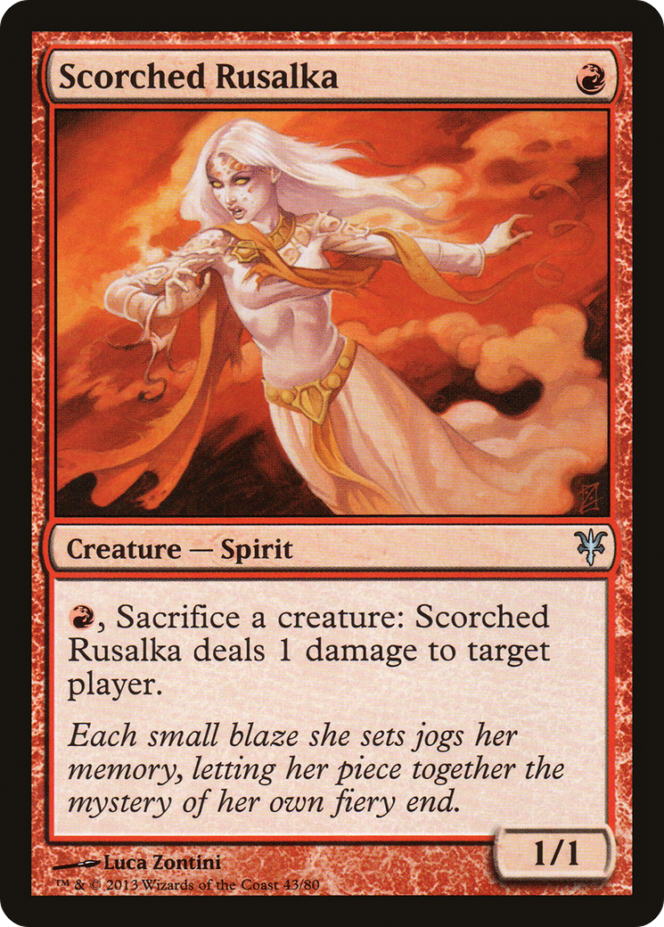 Image of Scorched Rusalka (DDK-043) - Duel Decks: Sorin vs. Tibalt
