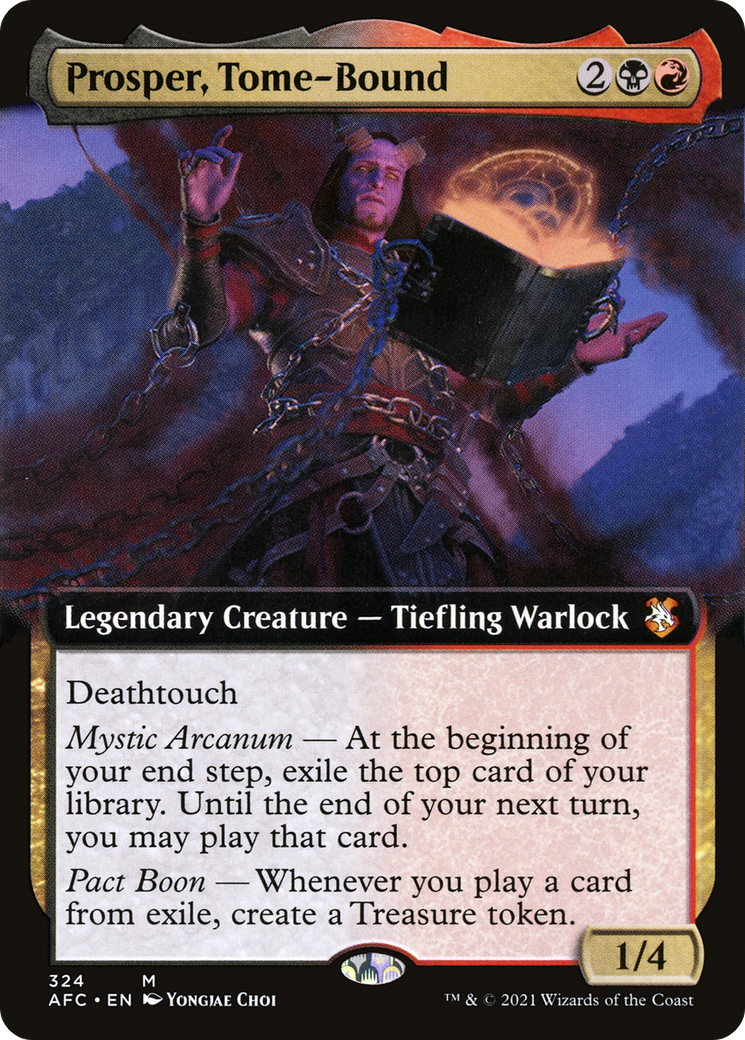 Image of Prosper, Tome-Bound (Extended Art) (AFC-324) - Forgotten Realms Commander: (Extended Art)