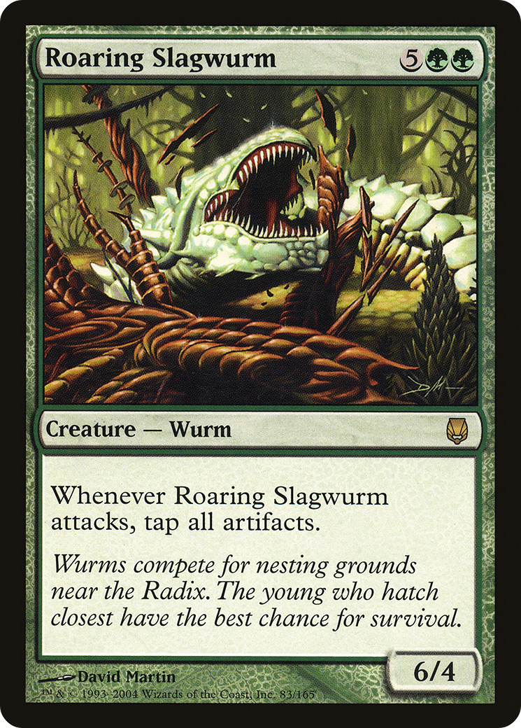Image of Roaring Slagwurm (DST-083) - Darksteel