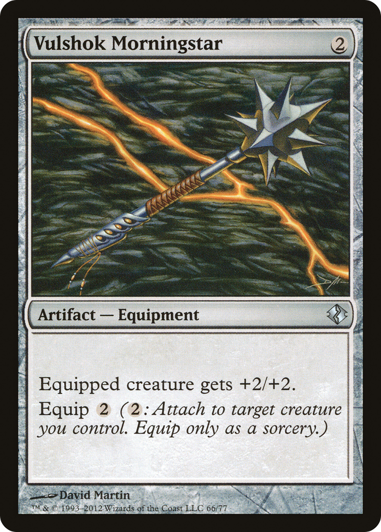 Image of Vulshok Morningstar (DDI-066) - Duel Decks: Venser vs. Koth