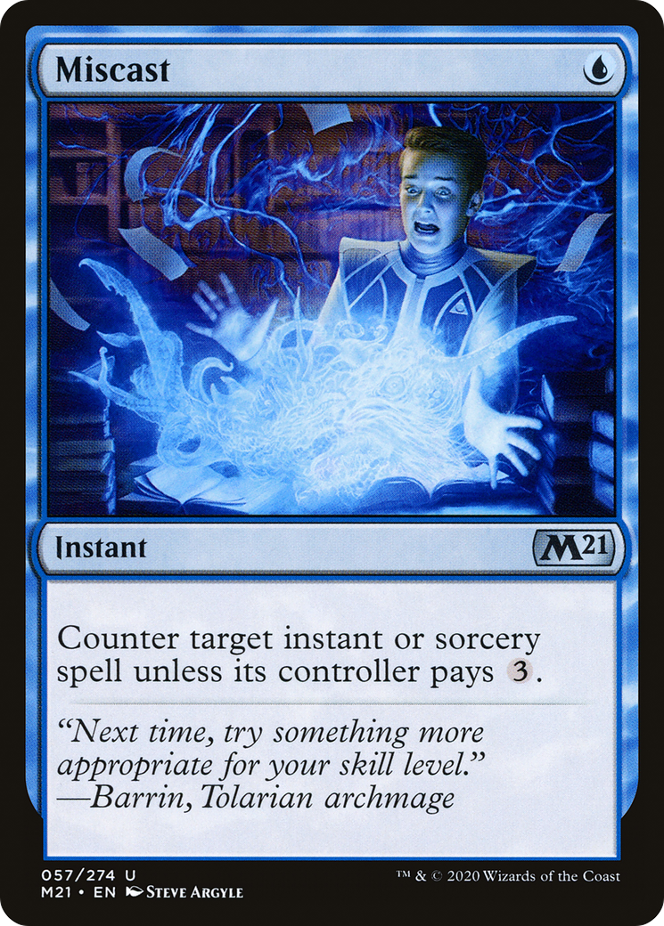 Image of Miscast (M21-057) - Core Set 2021 Foil