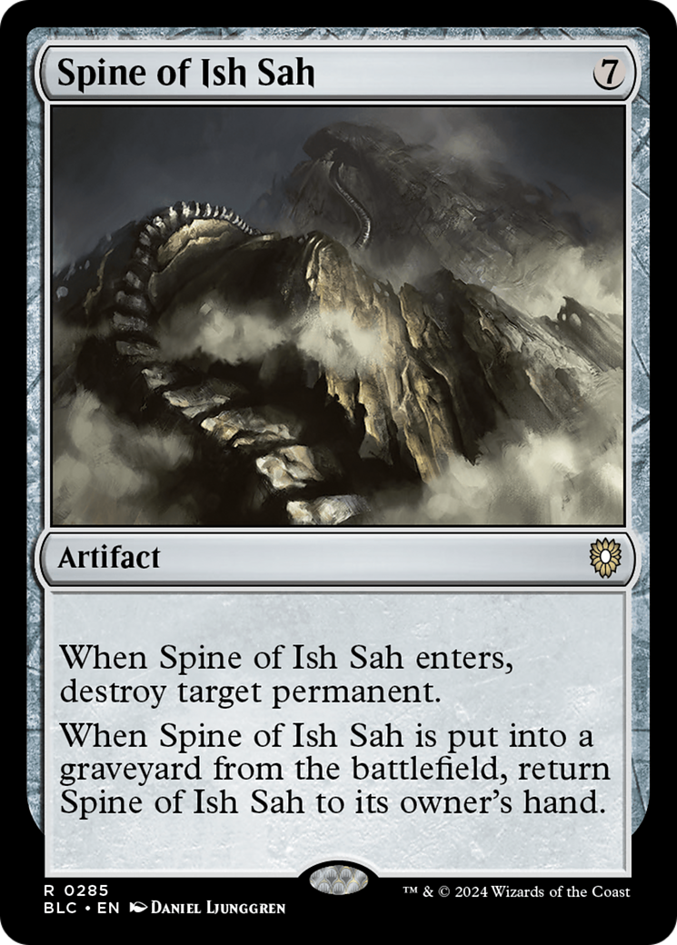 Image of Spine of Ish Sah (BLC-285) - Bloomburrow Commander