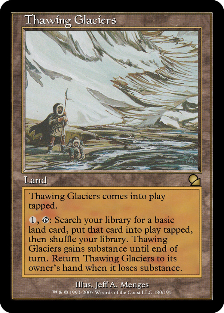 Image of Thawing Glaciers (ME1-180) - Masters Edition Foil