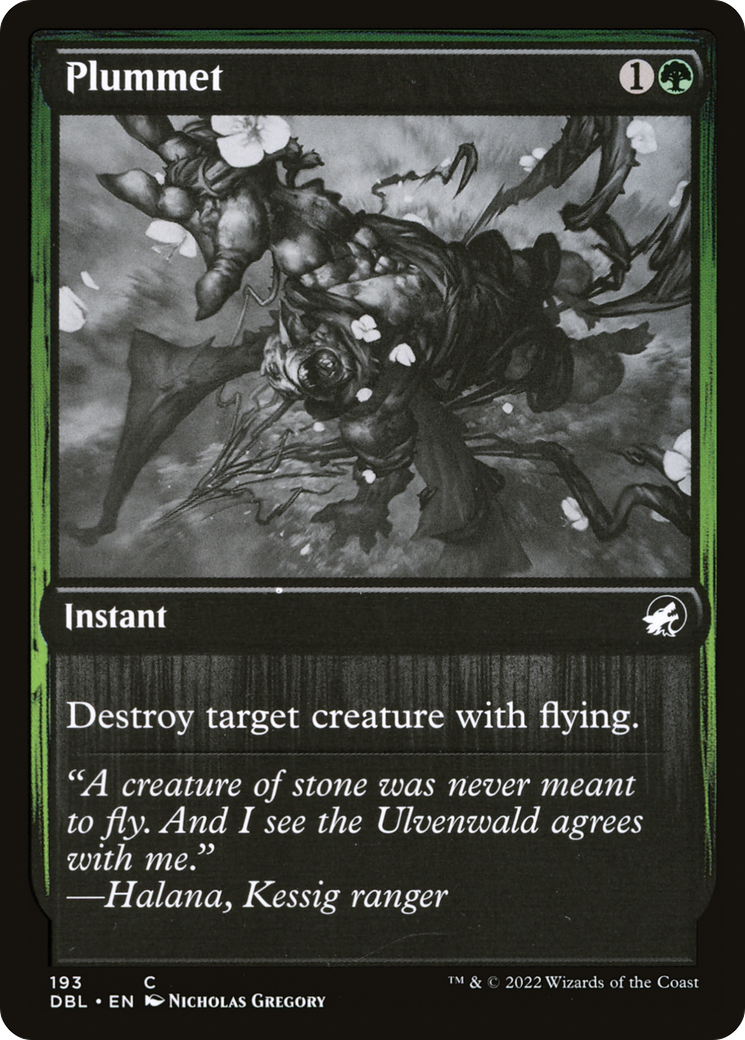 Image of Plummet (DBL-193) - Innistrad: Double Feature Foil
