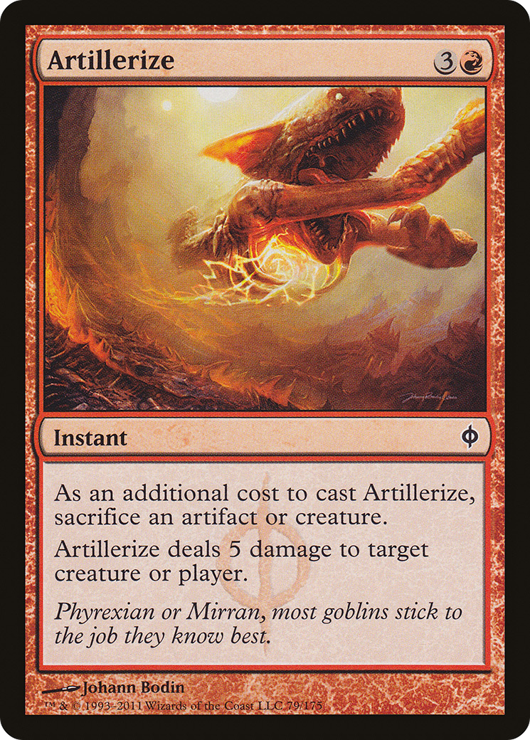 Image of Artillerize (NPH-079) - New Phyrexia