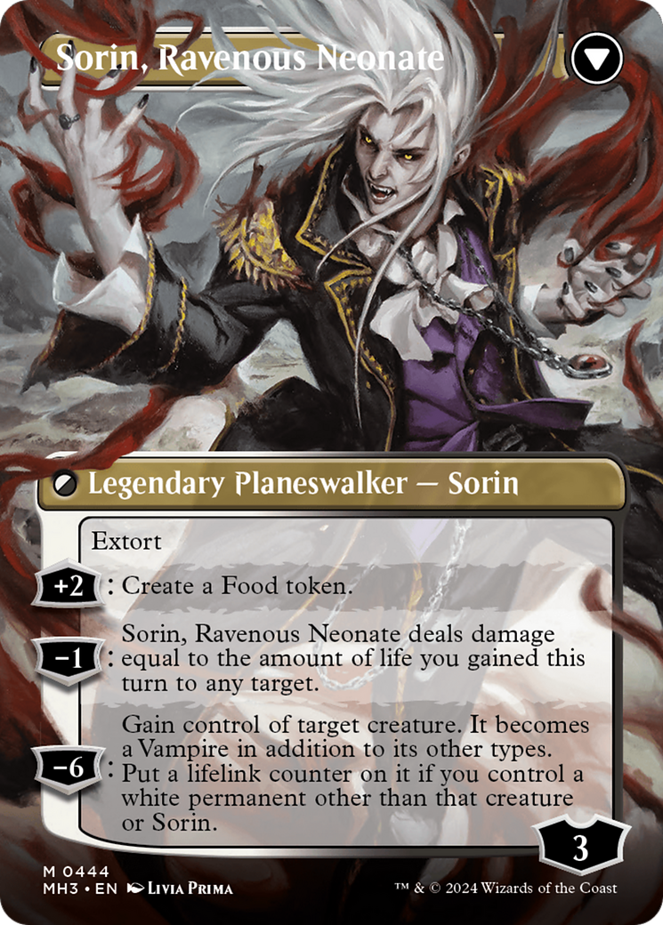 Image of Sorin of House Markov (Borderless) (MH3-444) - Modern Horizons 3 (Borderless) Foil