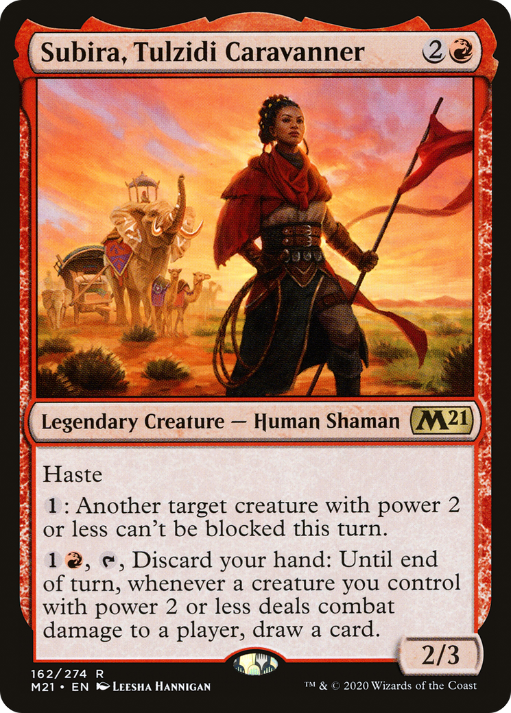 Image of Subira, Tulzidi Caravanner (M21-162) - Core Set 2021 Foil