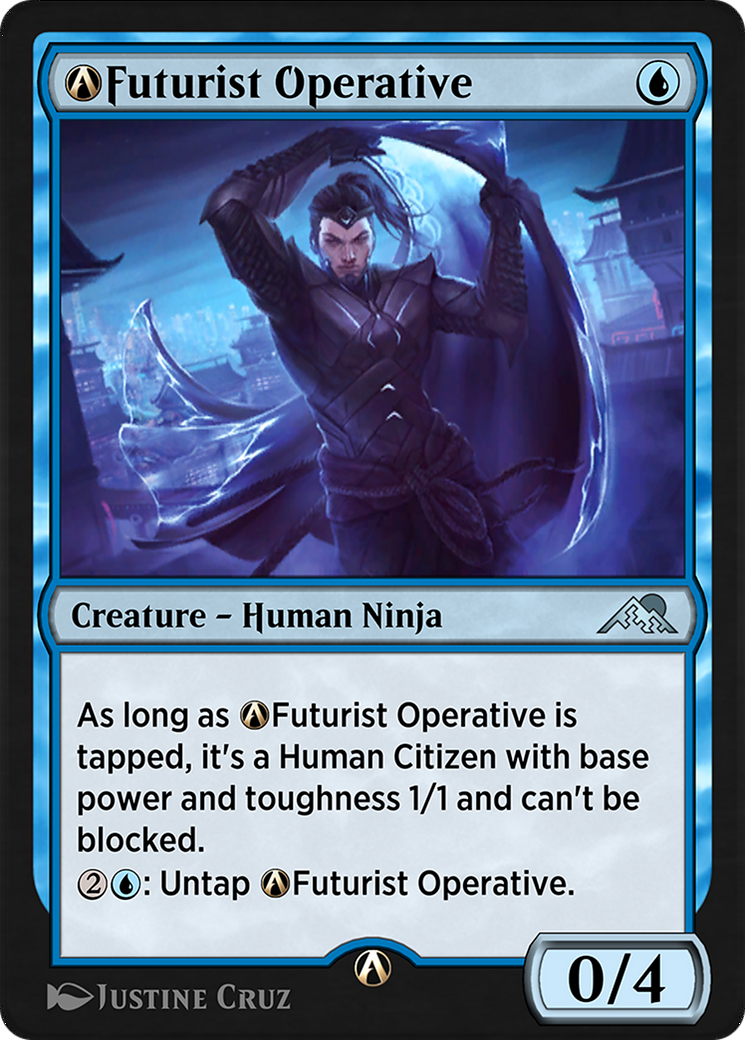 Image of A-Futurist Operative (NEO-A-53) - Kamigawa: Neon Dynasty