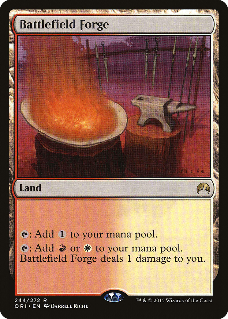 Image of Battlefield Forge (ORI-244) - Magic Origins Foil
