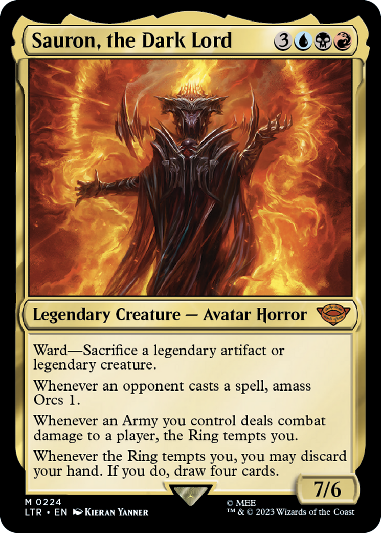 Image of Sauron, the Dark Lord (LTR-224) - The Lord of the Rings: Tales of Middle-earth