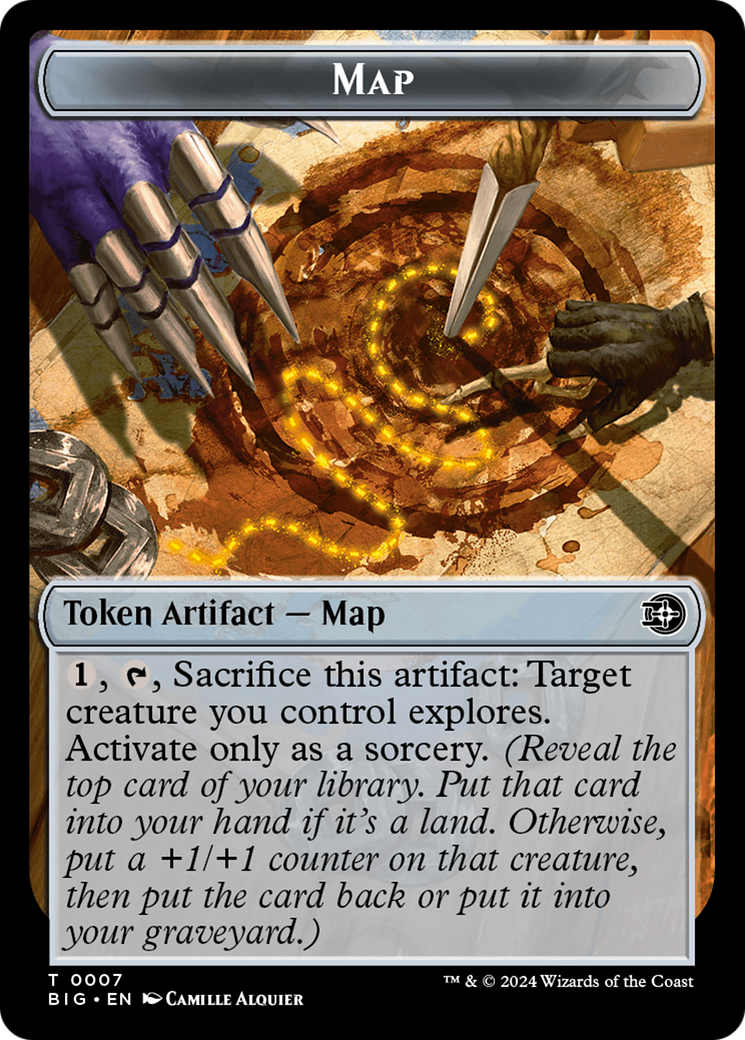 Image of Map (TBIG-007) - The Big Score Tokens Foil