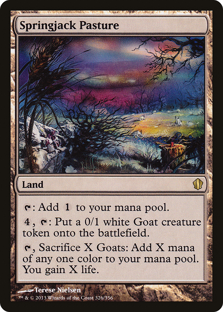 Image of Springjack Pasture (C13-326) - Commander 2013