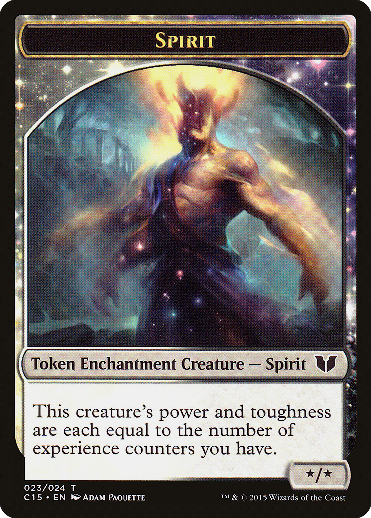 Image of Spirit (023) // Cat Double-Sided Token (C15-23 // 3) - Commander 2015 Tokens: (enchantment)