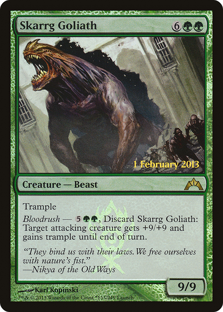 Image of Skarrg Goliath (LARP-133) - Gatecrash Promos Foil