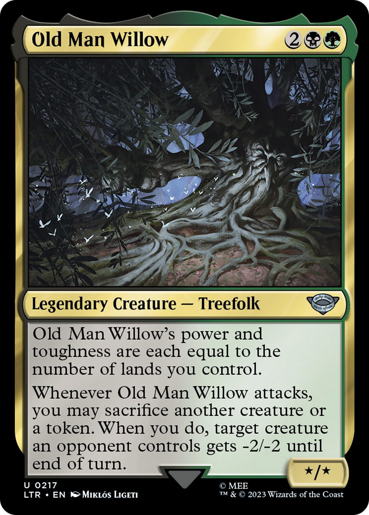 Image of Old Man Willow (LTR-217) - The Lord of the Rings: Tales of Middle-earth Foil