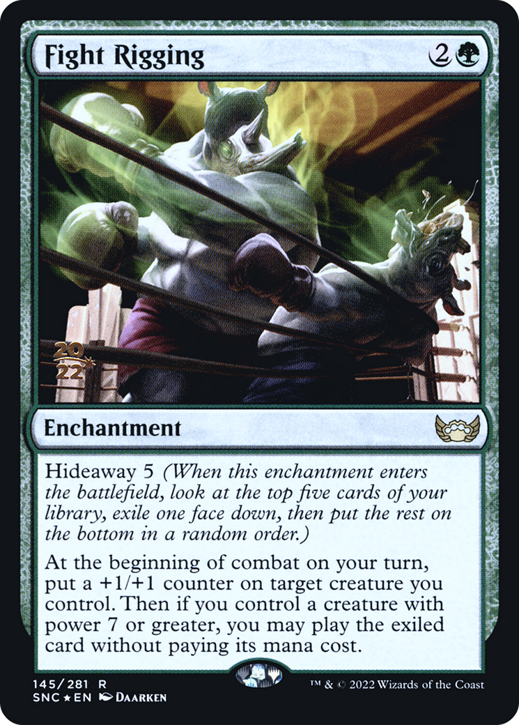 Image of Fight Rigging (PRE-145) - Streets of New Capenna Promos Foil