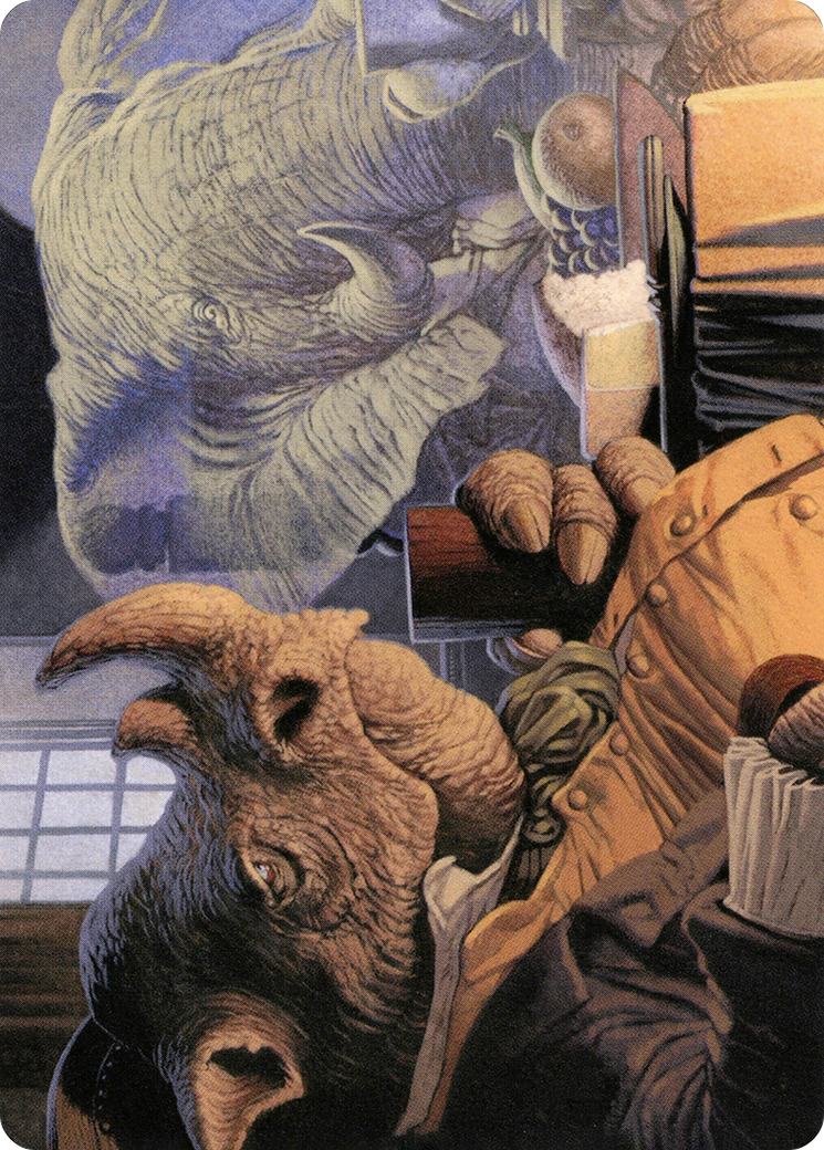 Image of Late to Dinner // Late to Dinner (AMH2-003) - Modern Horizons 2 Art Series (Borderless)