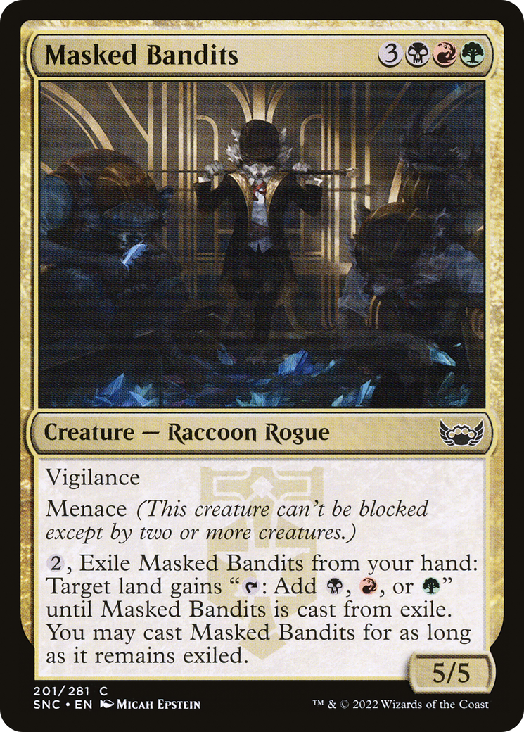 Image of Masked Bandits (SNC-201) - Streets of New Capenna Foil