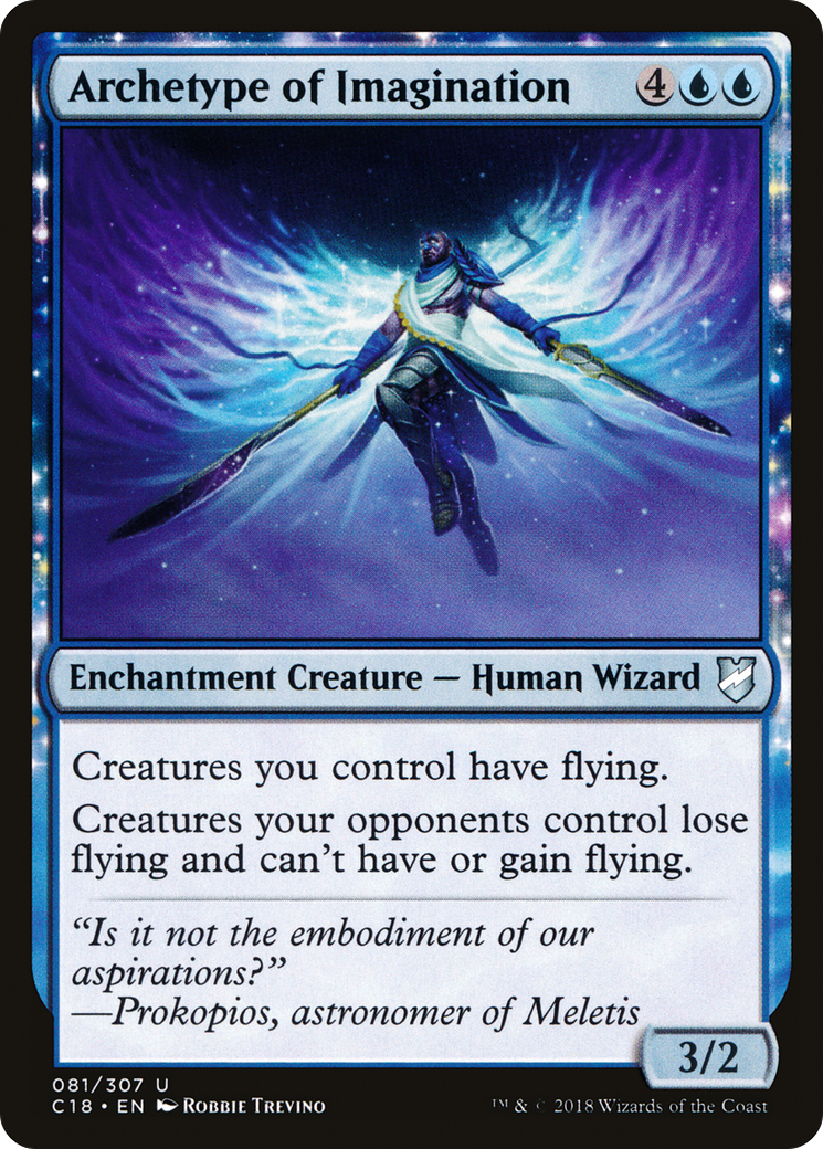 Image of Archetype of Imagination (C18-081) - Commander 2018: (enchantment)