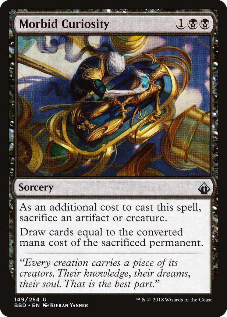 Image of Morbid Curiosity (BBD-149) - Battlebond Foil