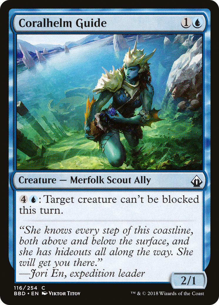 Image of Coralhelm Guide (BBD-116) - Battlebond Foil
