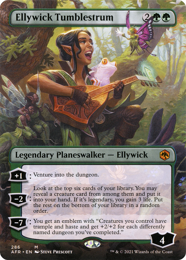 Image of Ellywick Tumblestrum (Borderless) (AFR-286) - Adventures in the Forgotten Realms (Borderless)
