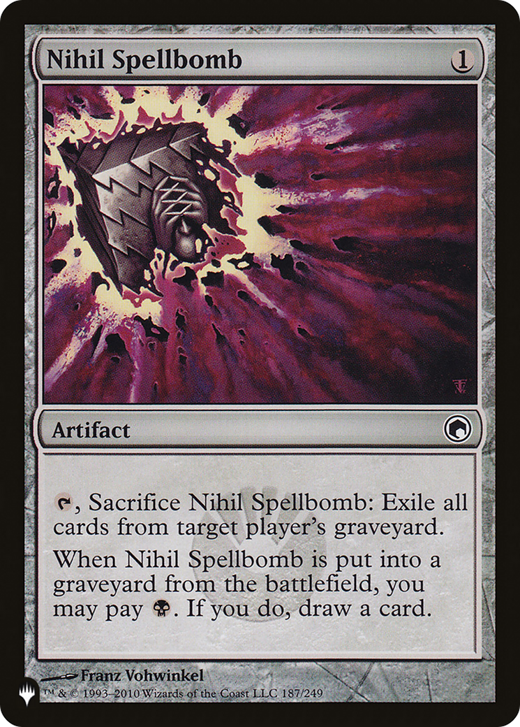 Image of Nihil Spellbomb (LIST-187/249) - The List
