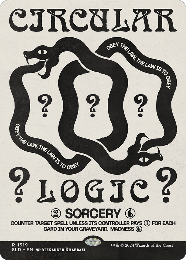 Image of Circular Logic (SLD-1519) - Secret Lair Drop (Borderless)