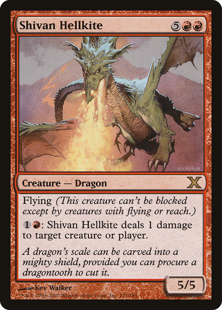 Image of Shivan Hellkite (10E-231) - Tenth Edition