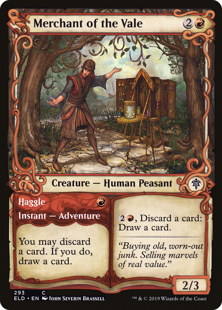 Image of Merchant of the Vale (Showcase) (ELD-293) - Throne of Eldraine: (Showcase) Foil