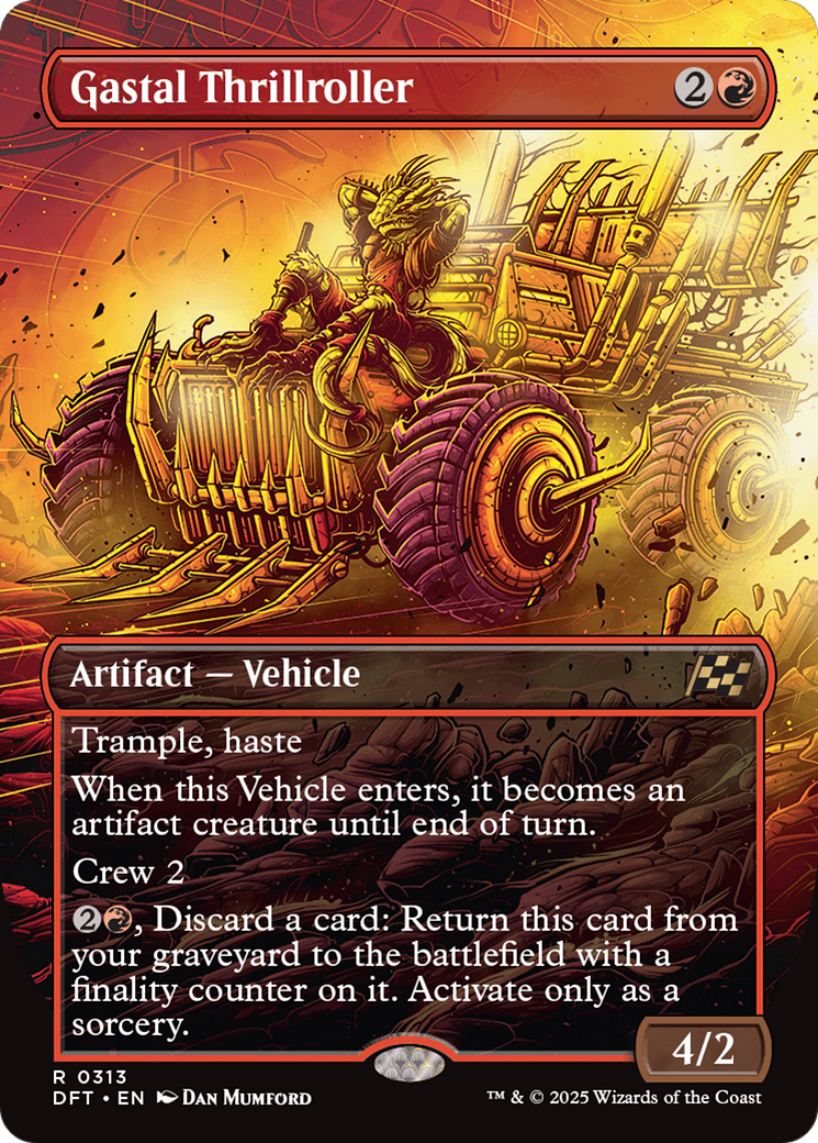 Image of Gastal Thrillroller (Borderless) (DFT-313) - Aetherdrift (Borderless)