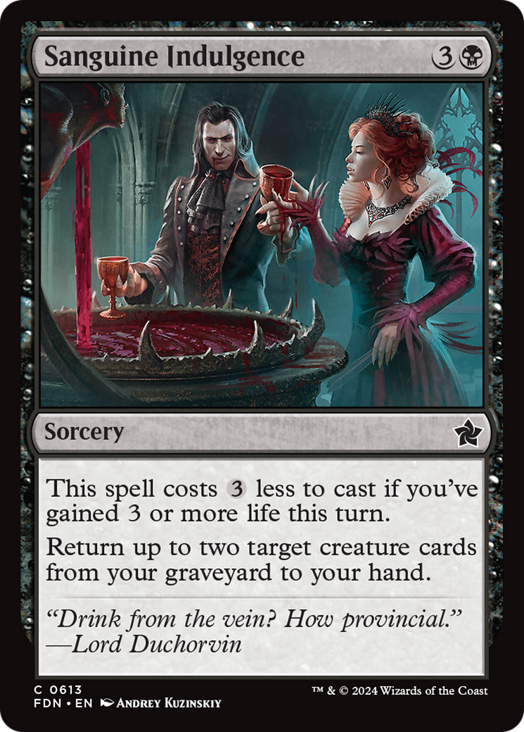 Image of Sanguine Indulgence (FDN-613) - Foundations