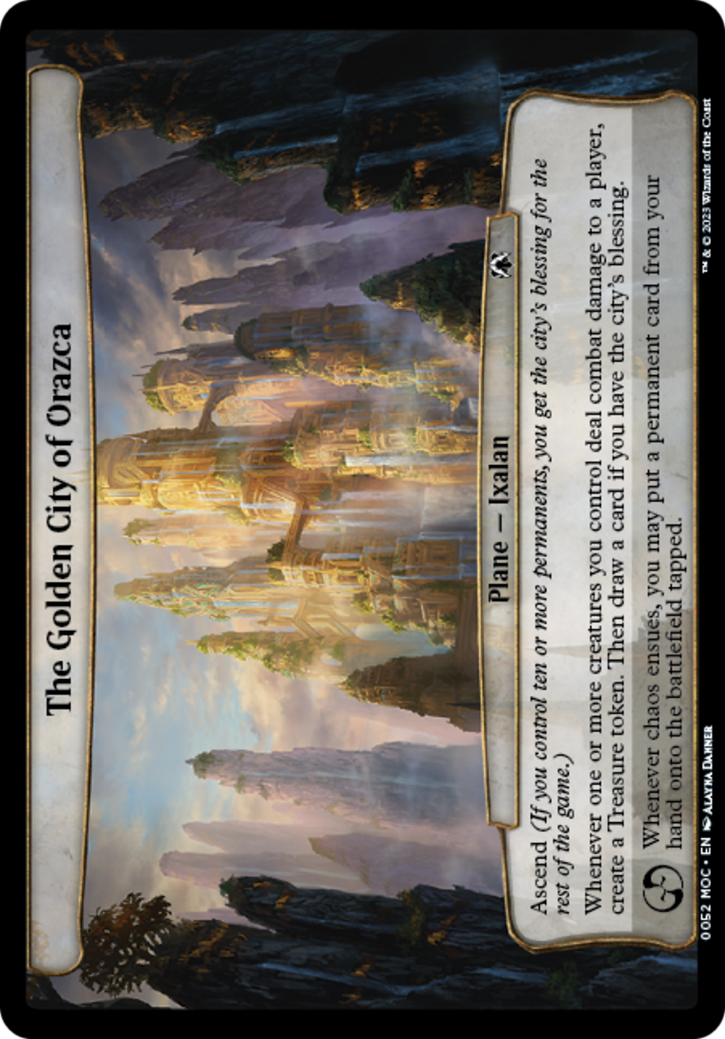 Image of The Golden City of Orazca (MOC-052) - March of the Machine Commander