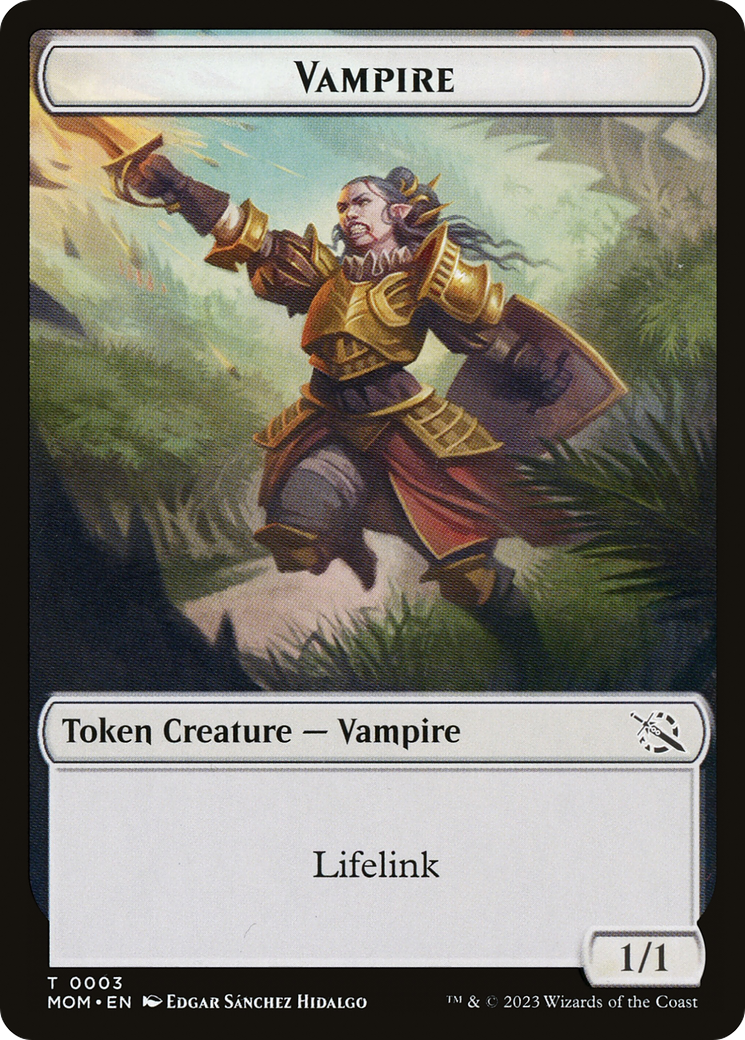 Image of Vampire (TMOM-003) - March of the Machine Tokens Foil